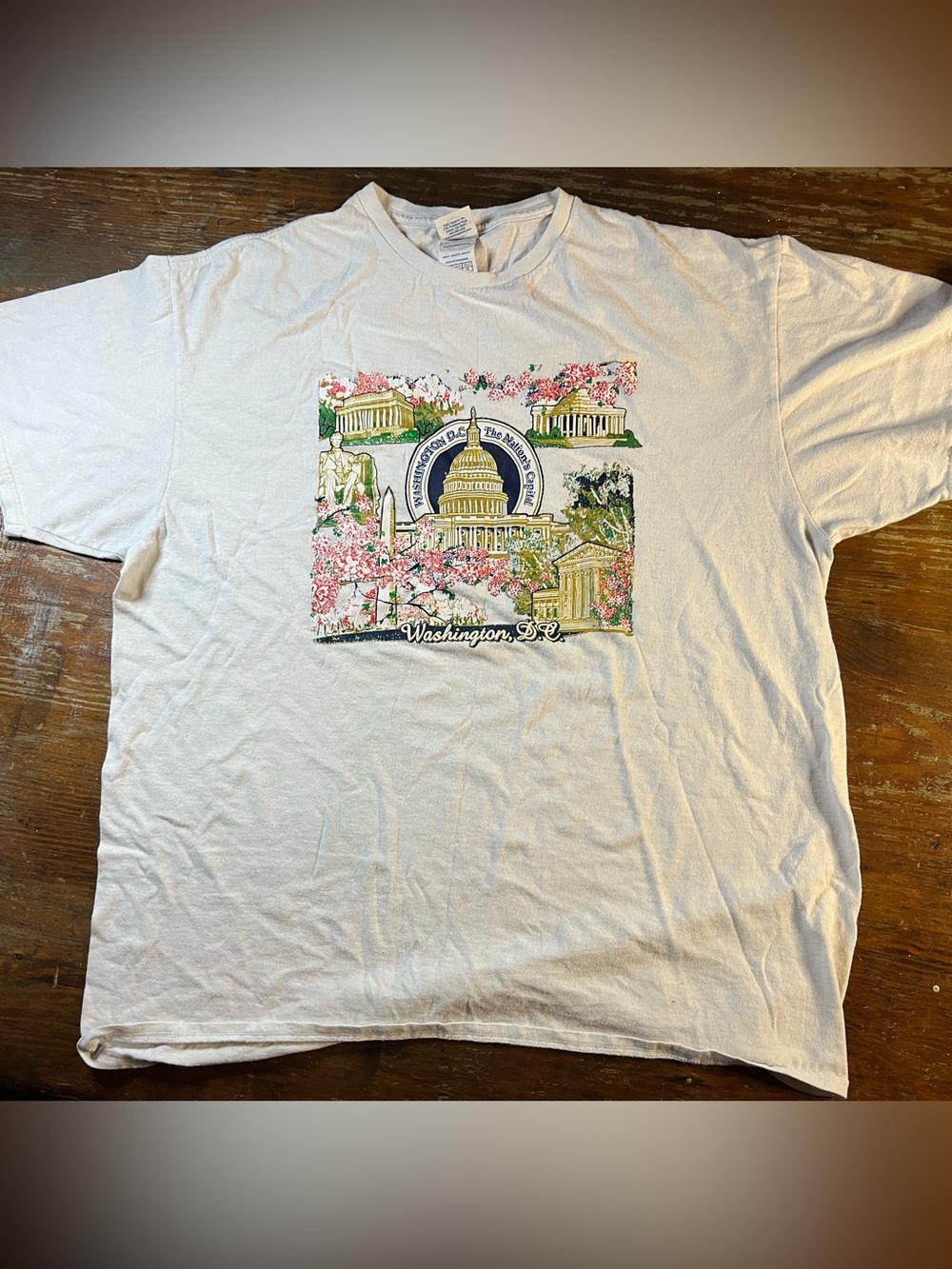 Vintage Washington DC Cherry Blossoms Tee